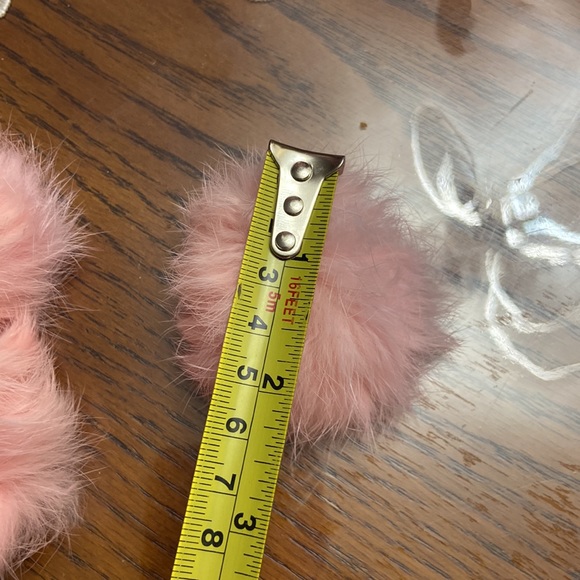 Rabbit fur ball decoration for anything - Picture 4 of 4